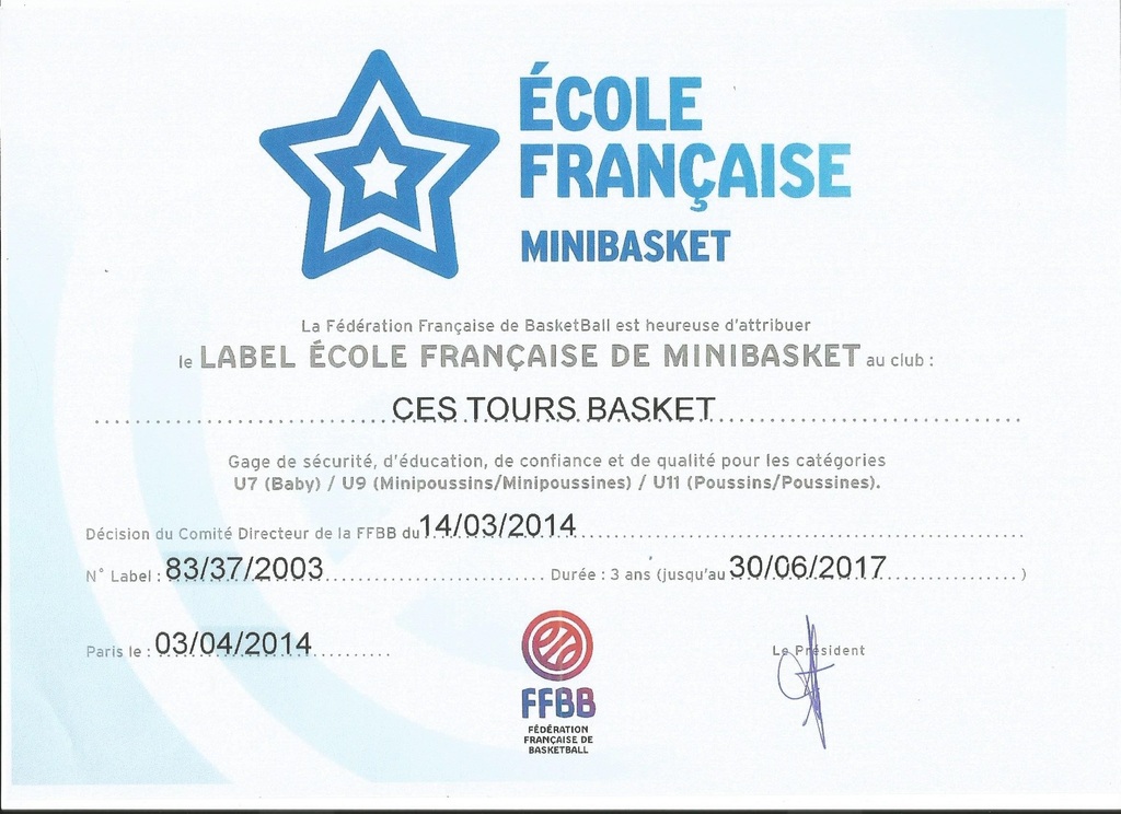 tours basket ffbb