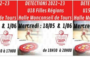 Journée de détection Filles Région les 18 mai et 1er Juin 2022