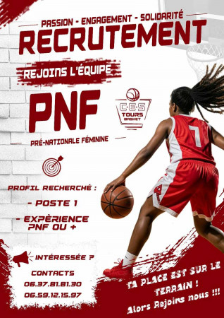 Recrutement PNF poste 1