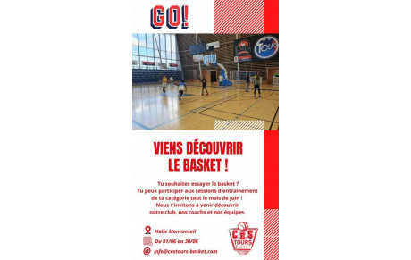 Viens découvrir le Basket !