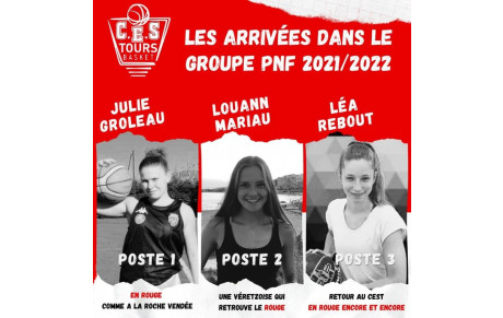 Elles arrivent ! Julie, Louann et Léa