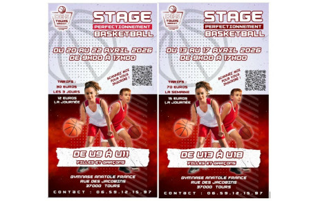 Stage Vacances Printemps 2026